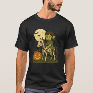 T-shirt Dark Elf Gobelin Troll Garçon Cheval à cheval Sque