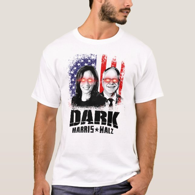 T-shirt Dark Harris Walz 2024 (Devant)
