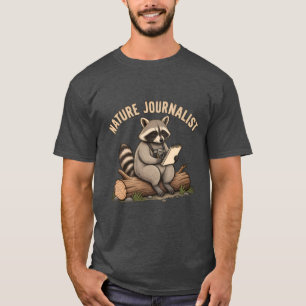 T-shirt Dark Heather Nature Journaliste Raton Lave