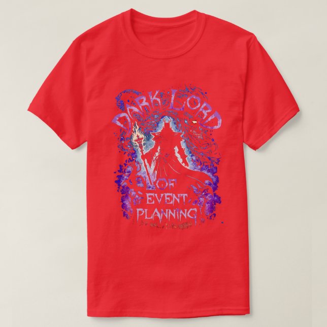 T-shirt Dark Lord Of Event Planning (Design devant)