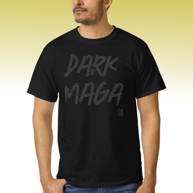 T-shirt DARK MAGA Nom Initiales, Valeur Hommes tendance (Créateur téléchargé)