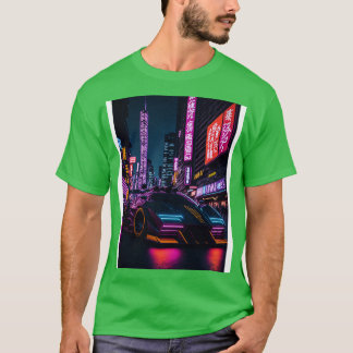 T-shirt Dark Neon City Sports 35
