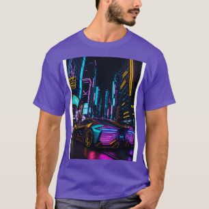 T-shirt Dark Neon City Sports 5