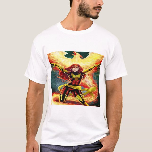 T-shirt Dark Phoenix X-Men: Poder Desatado (Devant)