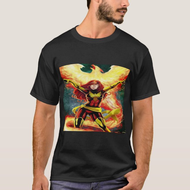 T-shirt Dark Phoenix X-Men: Unleashed Power (Devant)