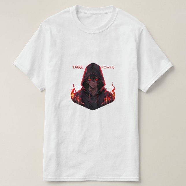T-shirt Dark power - Anime Force  (Design devant)