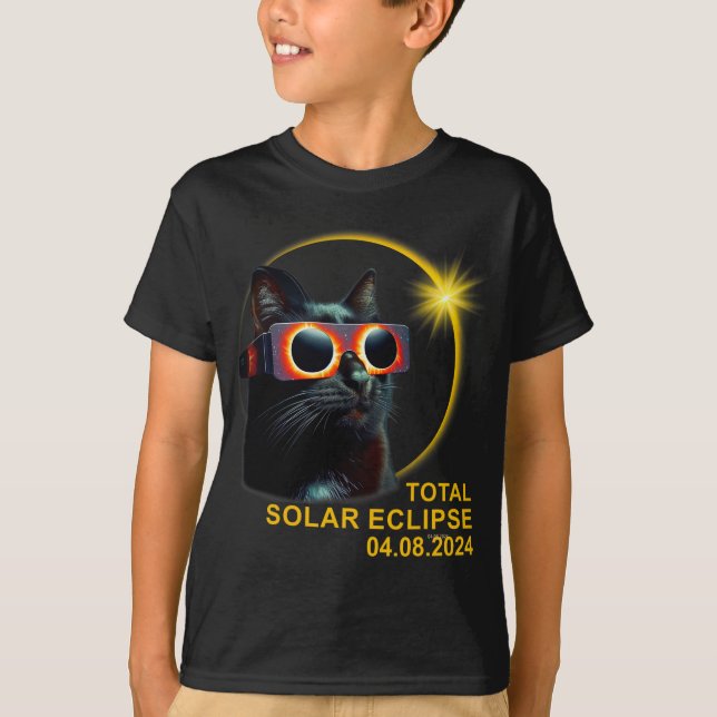 T-shirt Darkness My Friend Solar Eclipse 8 avril 2024 Funn (Devant)