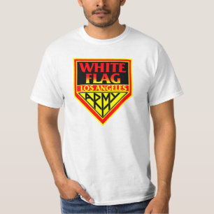 T-SHIRT D'ARMÉE DE LOS ANGELES DE DRAPEAU BLANC