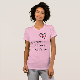 T-shirt Daronne rose