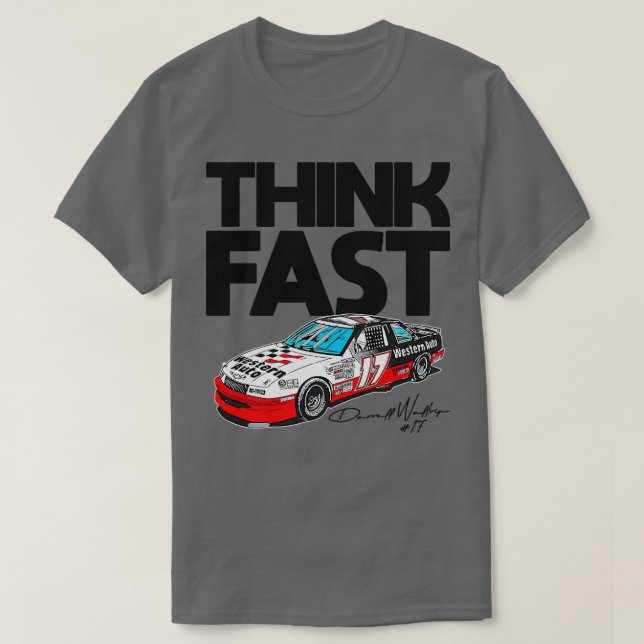 T-shirt Darrell Waltrip Pense vite (Design devant)