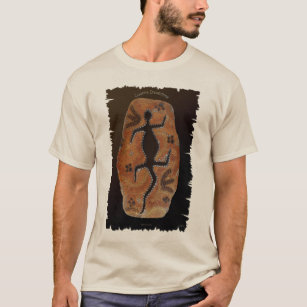 T-shirt d'art aborigène australien GOANNA DREAMTIM
