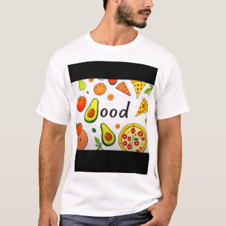 t-shirt d'art alimentaire