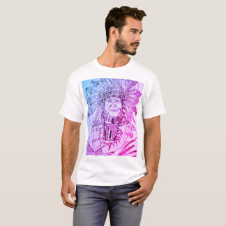 T-shirt d'art au henné natif