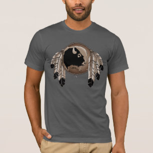 T-shirt d'art autochtone biologique T-shirt tribal