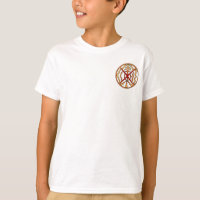 T-shirt d'art autochtone Eléments de l'enfant Chem