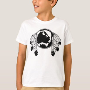 T-shirt d'art autochtone pour enfants Chemises tri
