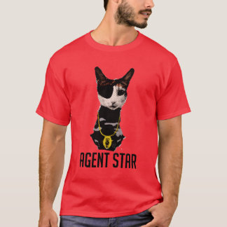 T-shirt d'art de bruit d'étoile d'agent