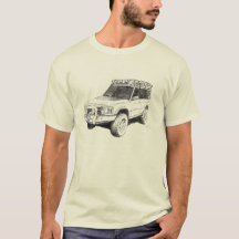 T-shirt d'art de camion de Land Rover