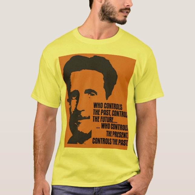 T-shirt d'art de George Orwell (Devant)
