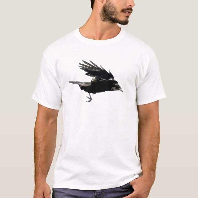 T-shirt d'art de la faune de la Couronne noire (Devant)