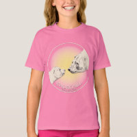T-shirt d'art de l'ours polaire Churchill
