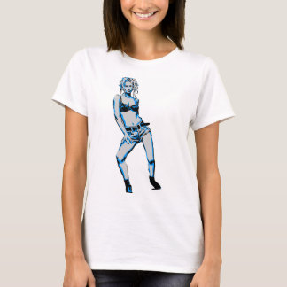 T-SHIRT D'ART DE RUE DE VAMP DE WENDY JAMES