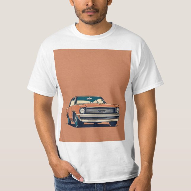 T-SHIRT D'ART DE VOITURE MANUEL-HOMME (Devant)