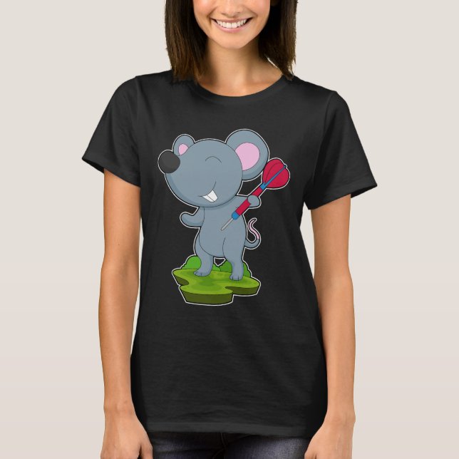 T-shirt Dart des fléchettes de la souris (Devant)
