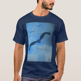 T-shirt d'art d'esprit de "liberté"