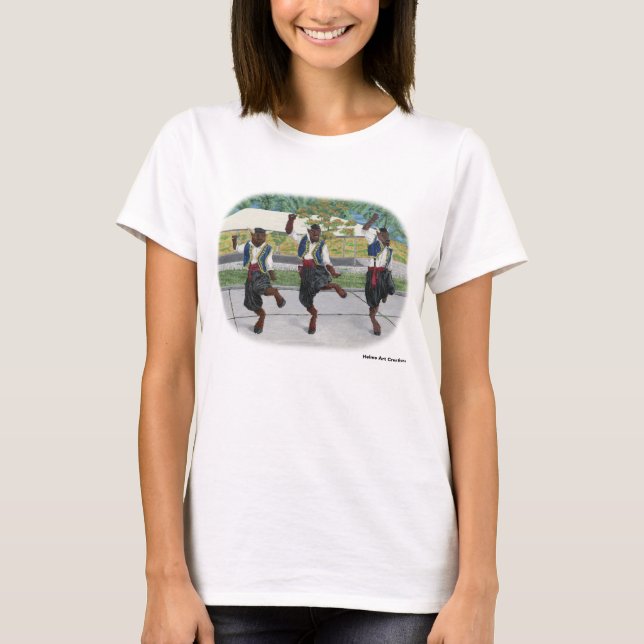 T-shirt d'art d'imaginaire de danse de Minotaurs (Devant)
