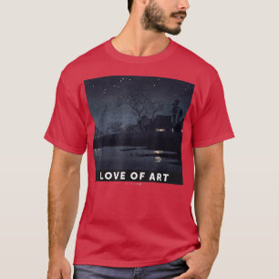 T-Shirt d'art esthétique vintage nuit étoilée japo