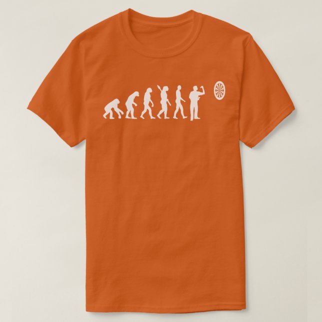 T-shirt Dart Evolution Du Singe À Dart King Drôle Cadeau (Design devant)
