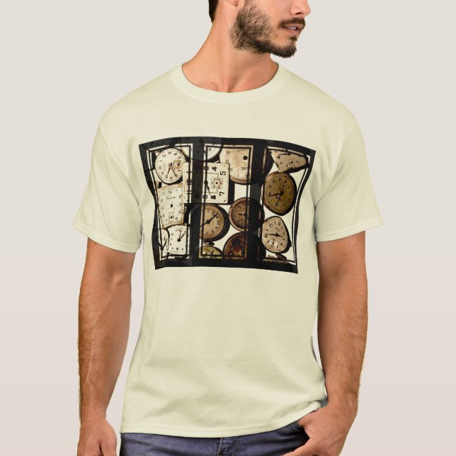 T-shirt d'art facial Triptych Watch (Devant)