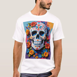 T-shirt d'art floral pour Creativ