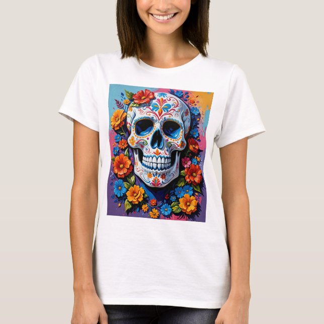 T-shirt d'art floral pour Creativ (Devant)