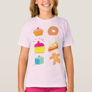 T-shirt d'art : gâteaux amoureux