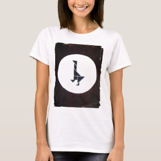 T-shirt d'art graphique imprimé à l'écran