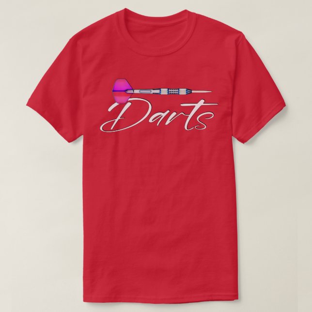 T-shirt Dart Joueur Dart Sport Dart Longues Manches (Design devant)