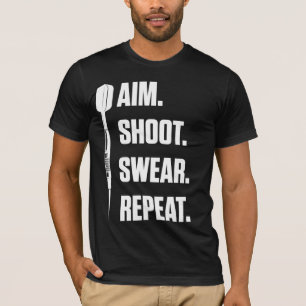 T-shirt Dart Playe, jeu de fléchettes amusant