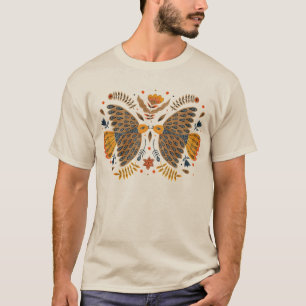 T-shirt d'art populaire scandinave Inséparable