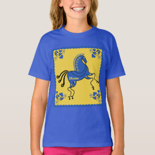 T-shirt d'art populaire slave traditionnel ukraini