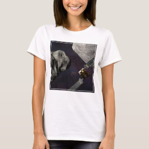 T-shirt Dart Spacecraft Et Le Liciacube Avant Impact