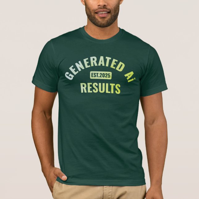 T-shirt d'art texte avec design simple et propre (Devant)
