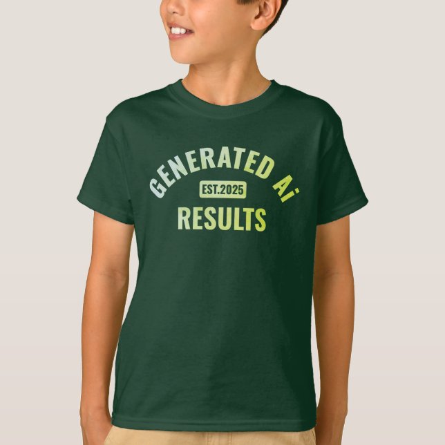 T-shirt d'art texte avec design simple et propre (Devant)