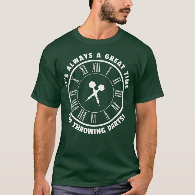 T-shirt Dart Throwing Dit - Les amateurs de Dartboard (Devant)