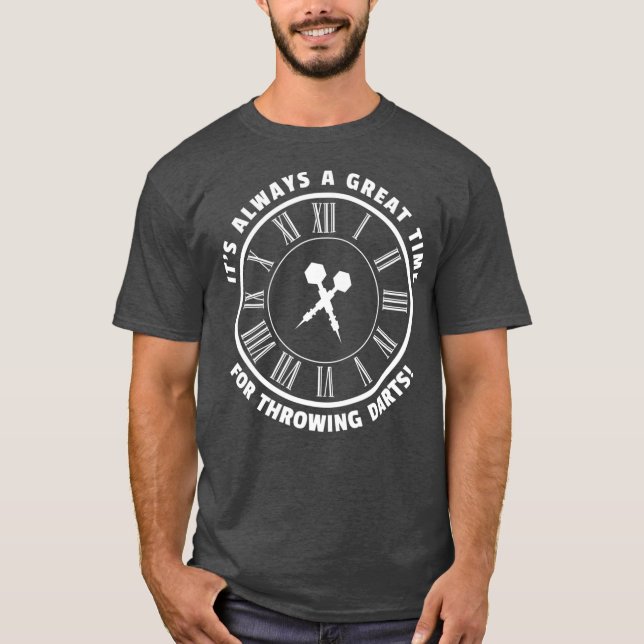 T-shirt Dart Throwing Dit - Les amateurs de Dartboard (Devant)