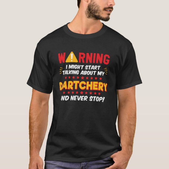 T-shirt Dartchery Darts and Archery Joke Graphic (Devant)