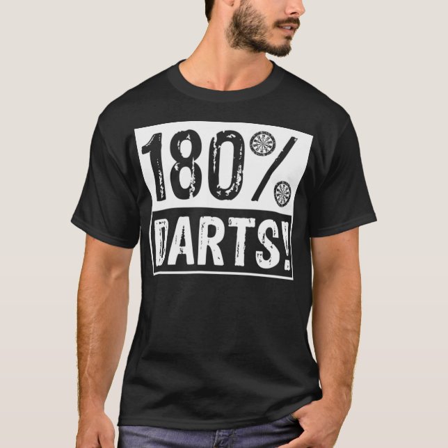 T-shirt Darts Accessoires Darts Player 180 (Devant)