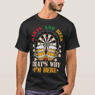 T-shirt Darts Beer Funny pour Dart Player