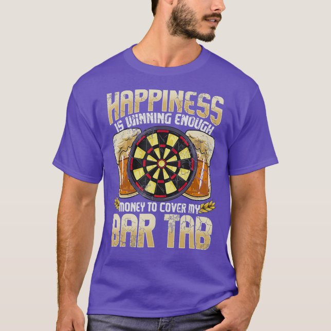 T-shirt Darts Dart League Team Bar Onglet Humour amusant (Devant)